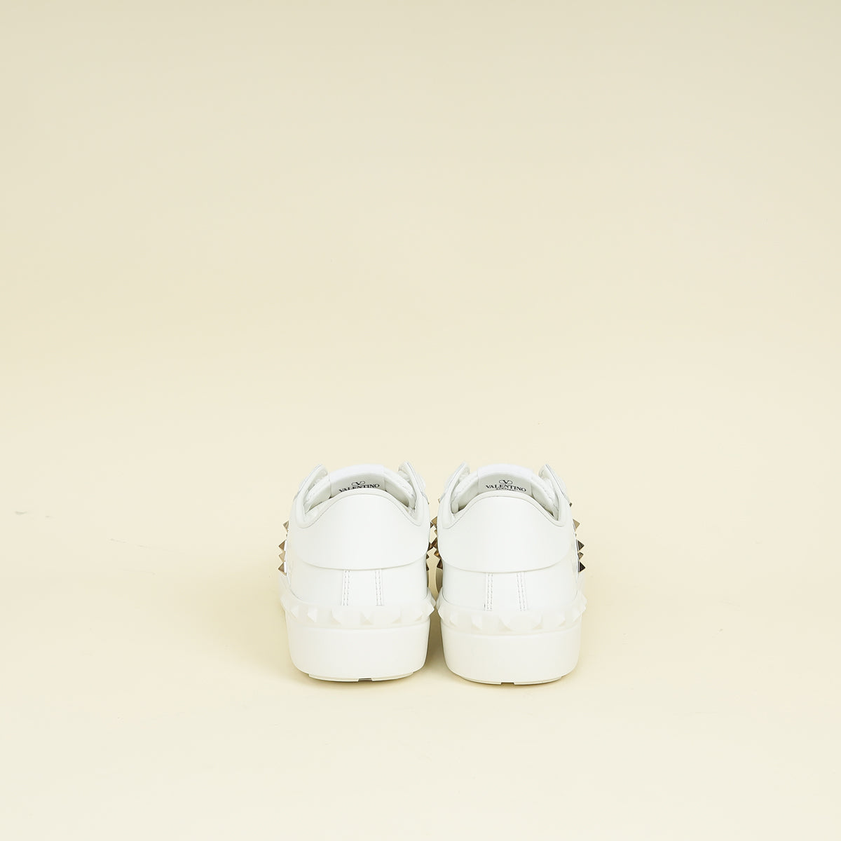 Valentino White Rockstud Untitled Sneaker 40.5