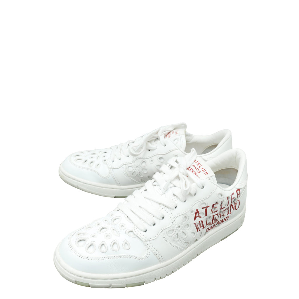 Valentino White Atelier 03 Rose Edition Sneaker 40