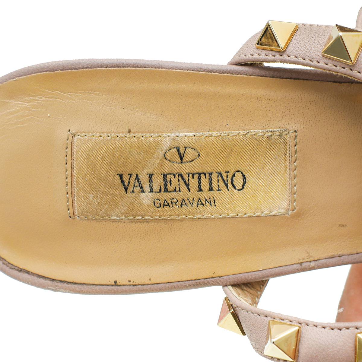 Valentino Burgundy Rockstud Caged Ankle Strap Pump 40