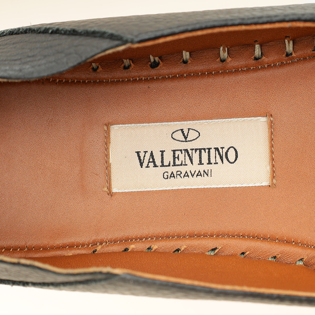 Valentino Black Rockstud  Espadrille 40