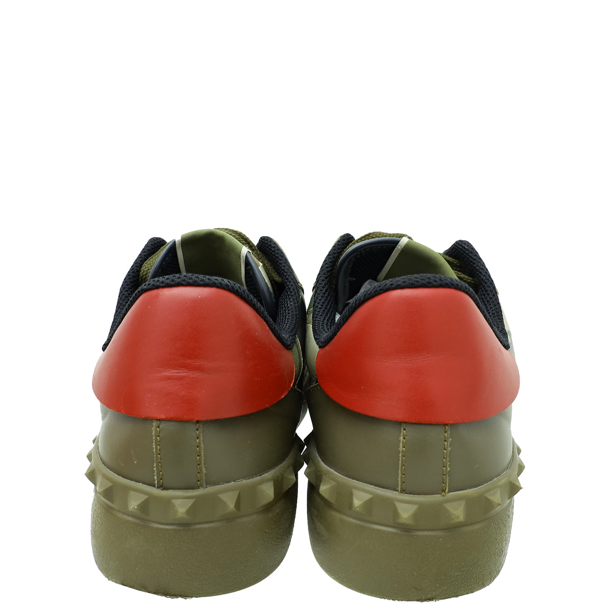 Valentino Olive Rockrunner Camouflage Sneaker 40