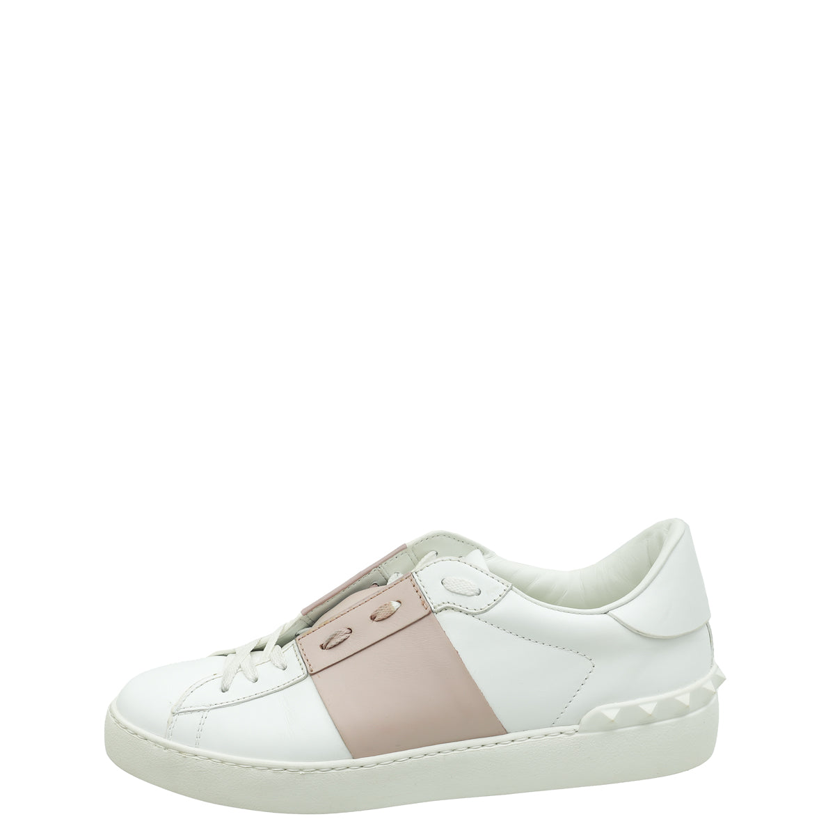 Valentino Bicolor Open Rockstud Sneaker 41