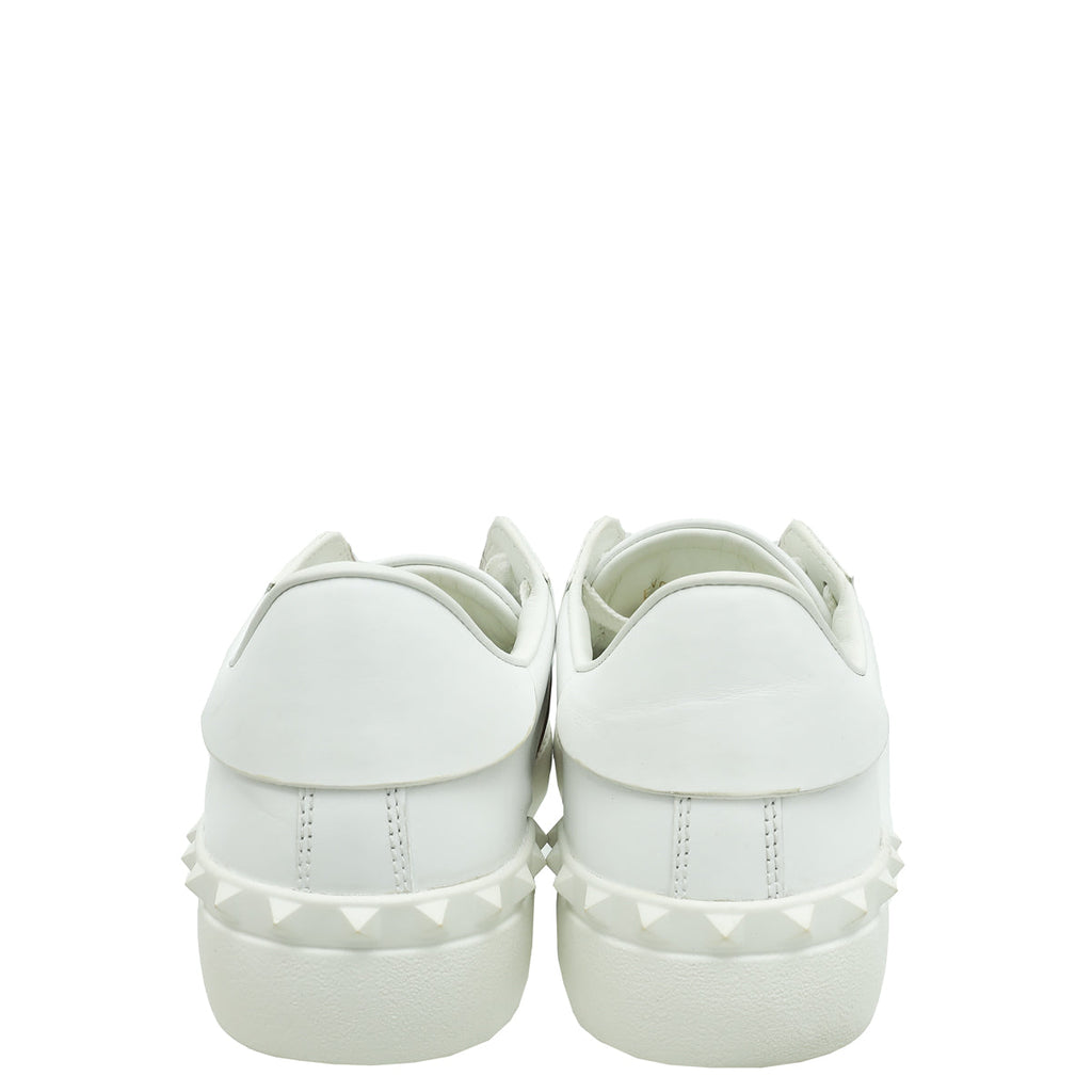 Valentino Bicolor Open Rockstud Sneaker 41