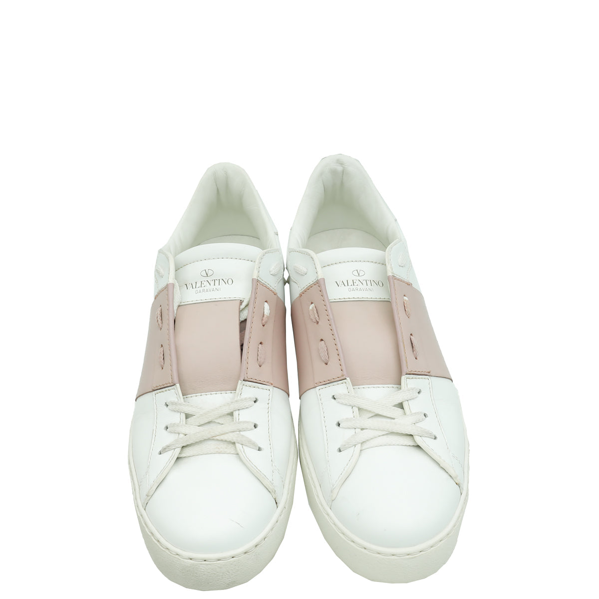 Valentino Bicolor Open Rockstud Sneaker 41