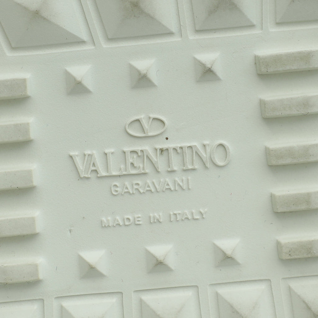 Valentino Bicolor Open Rockstud Sneaker 41