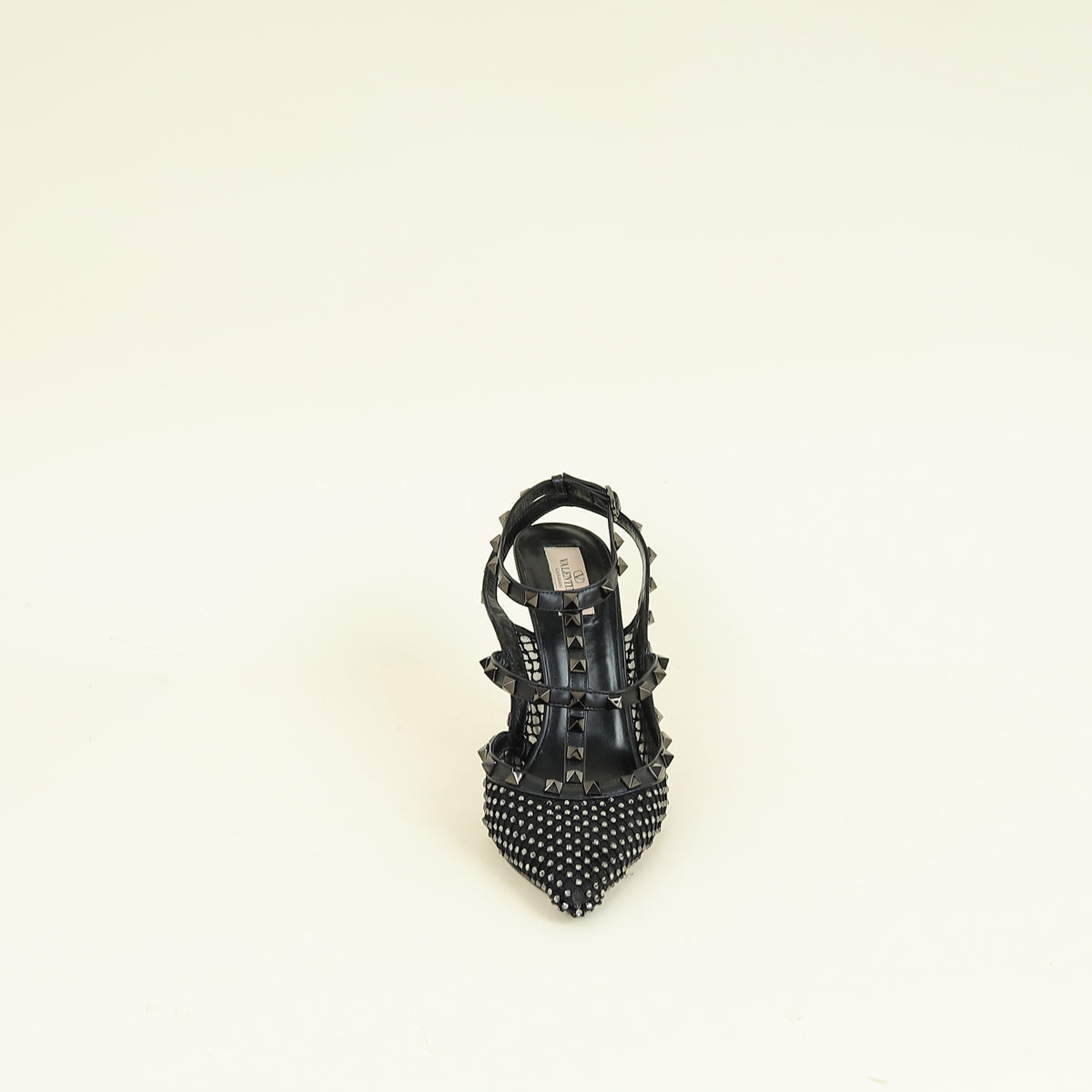 Valentino Black Rockstud 100 Pumps 42