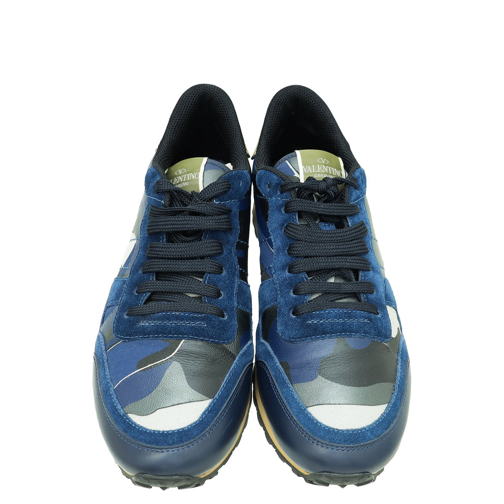 Valentino Multicolor Rockstud Patchwork Sneaker 43