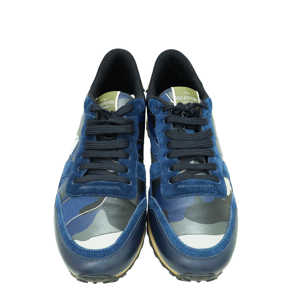 Valentino Multicolor Rockstud Patchwork Sneaker 43