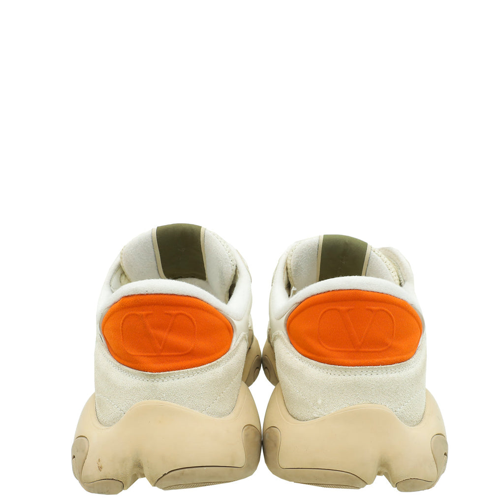 Valentino Cream Bubbleback Sneakers 44