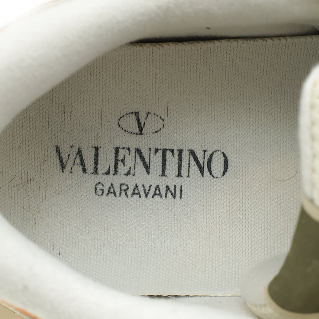 Valentino Cream Bubbleback Sneakers 44