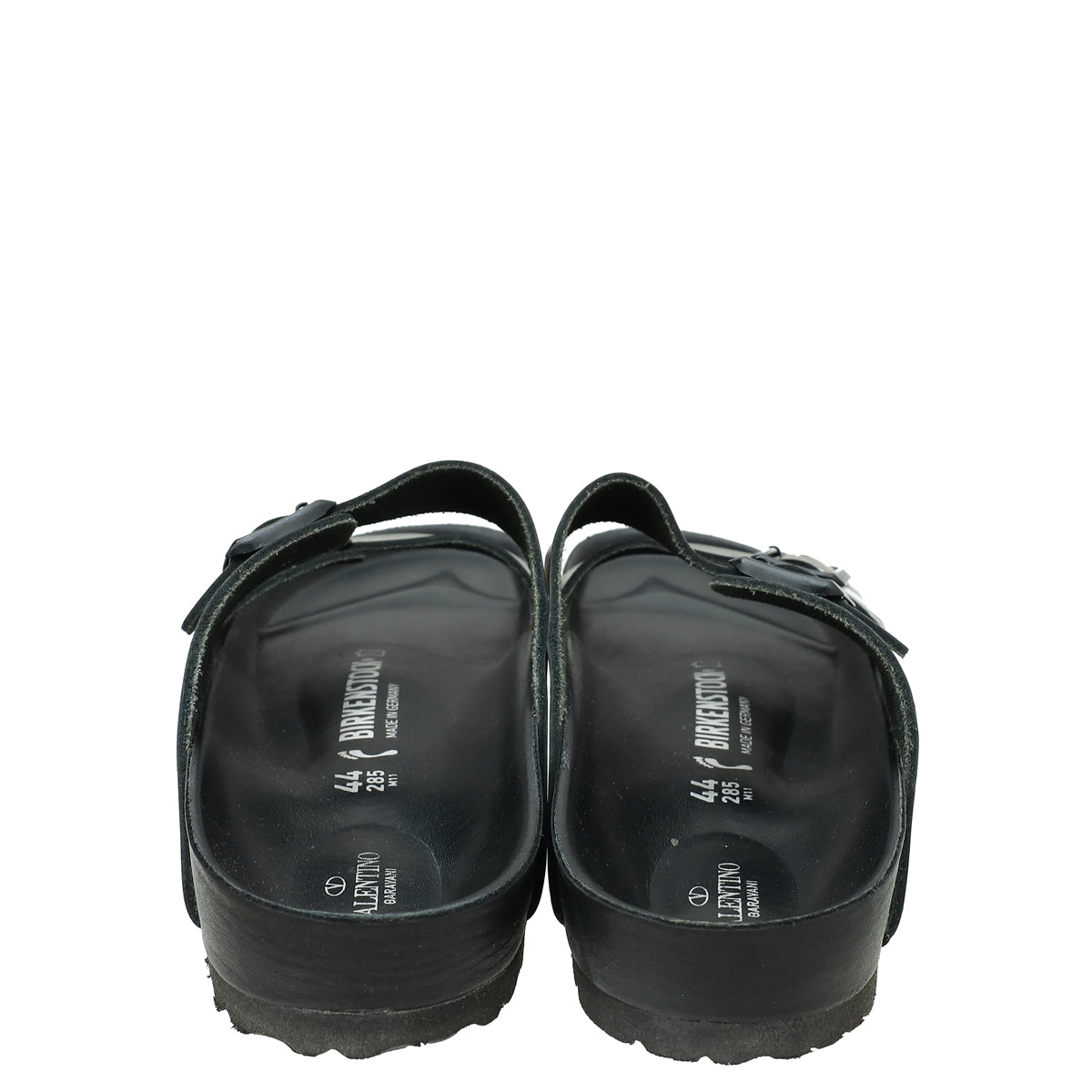 Valentino Black x Birkenstock VLTN Slide Sandals 44