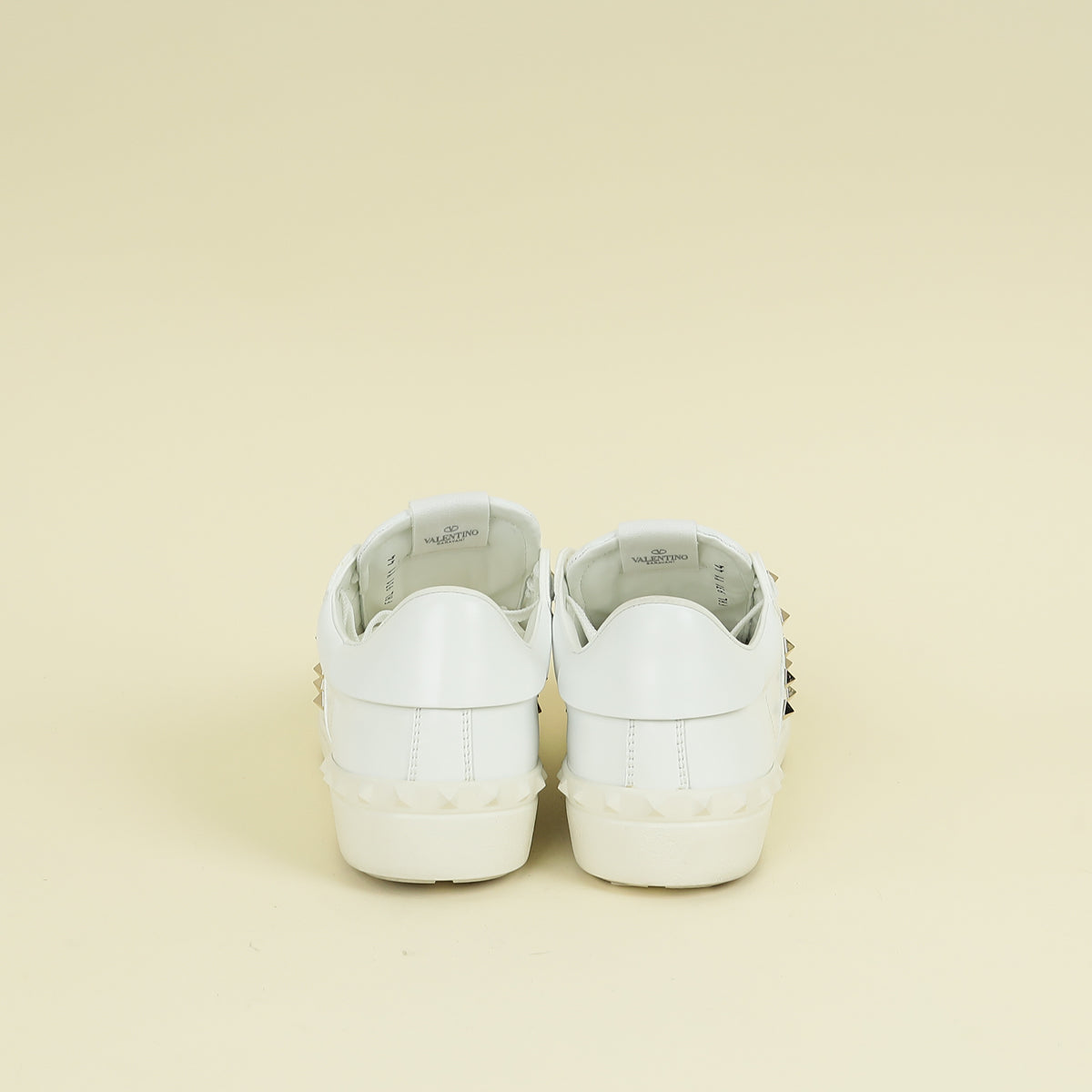 Valentino White Rockstud Untitled Sneaker 44