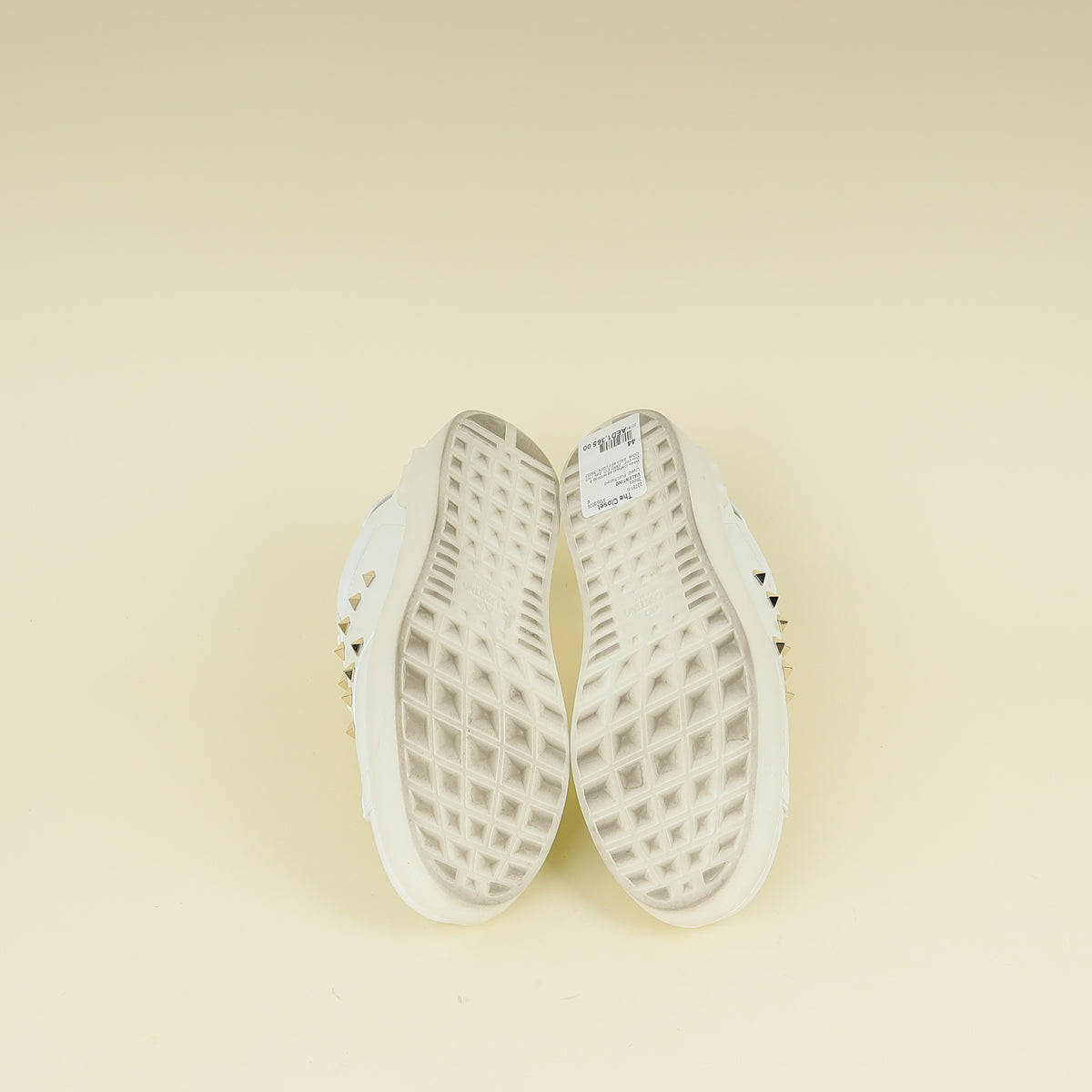 Valentino White Rockstud Untitled Sneaker 44