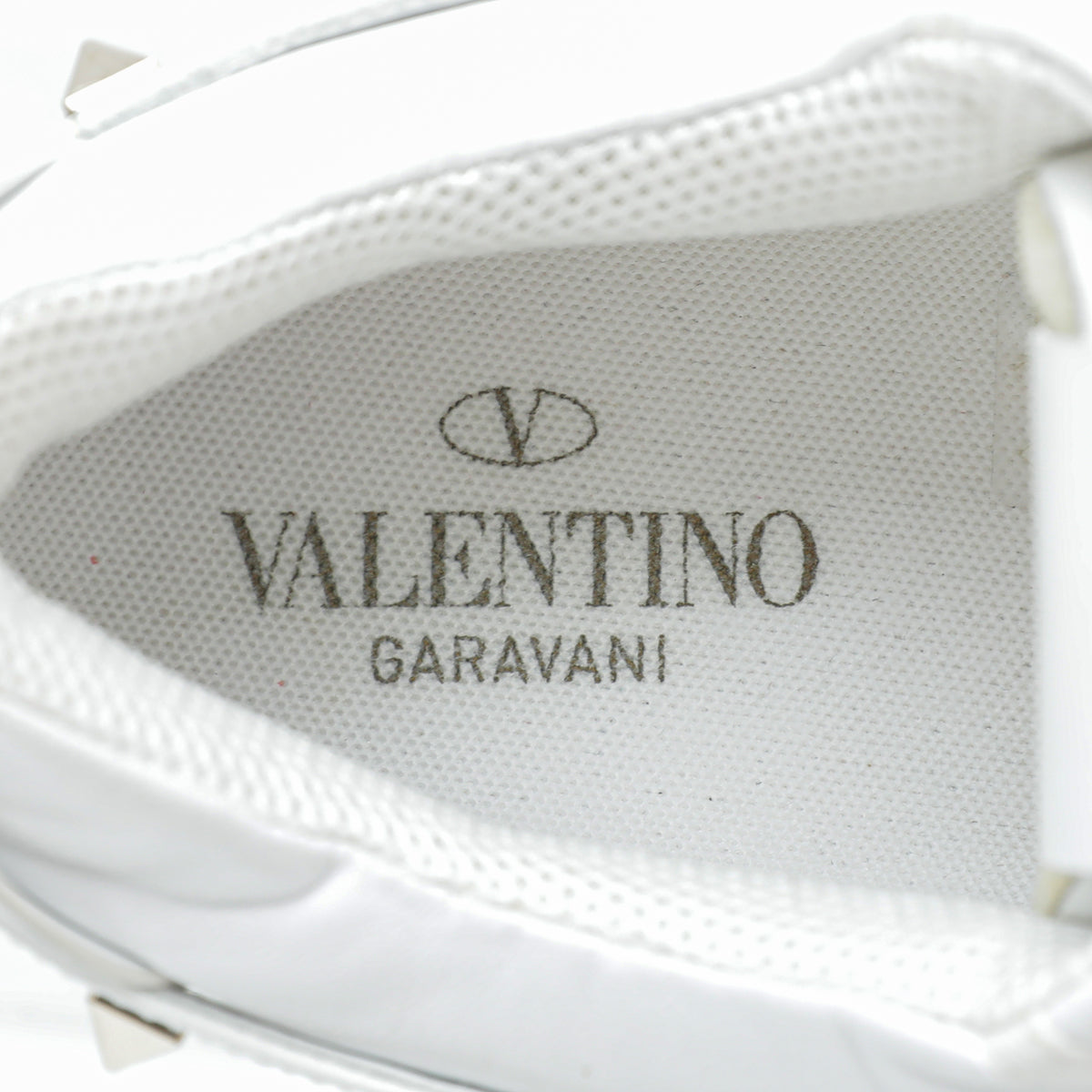 Valentino White Rockstud Armour Sneakers 39