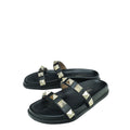Valentino Black Roman Stud Mule 35