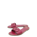 Valentino Fuchsia Vlogo Slide Flat Sandal 36.5