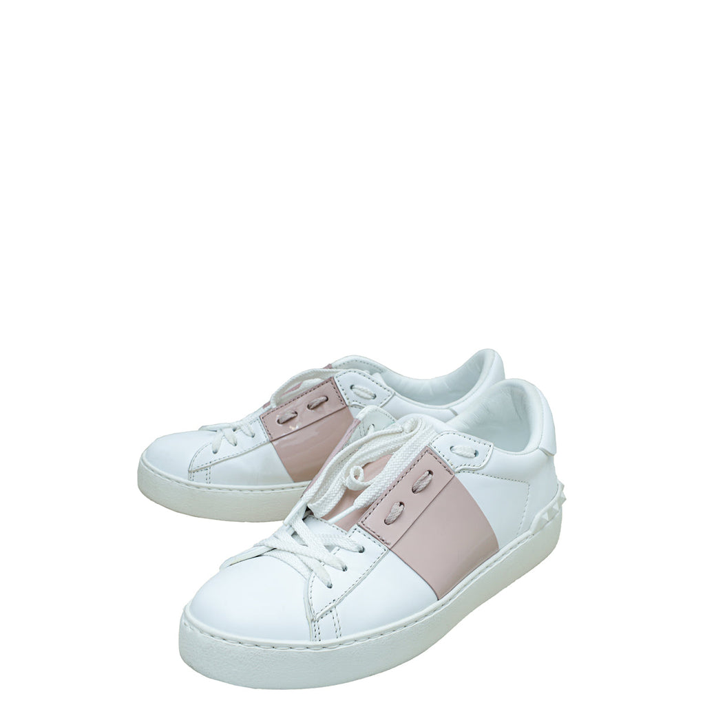 Valentino Bicolor Rockstud Untitled Sneakers 36