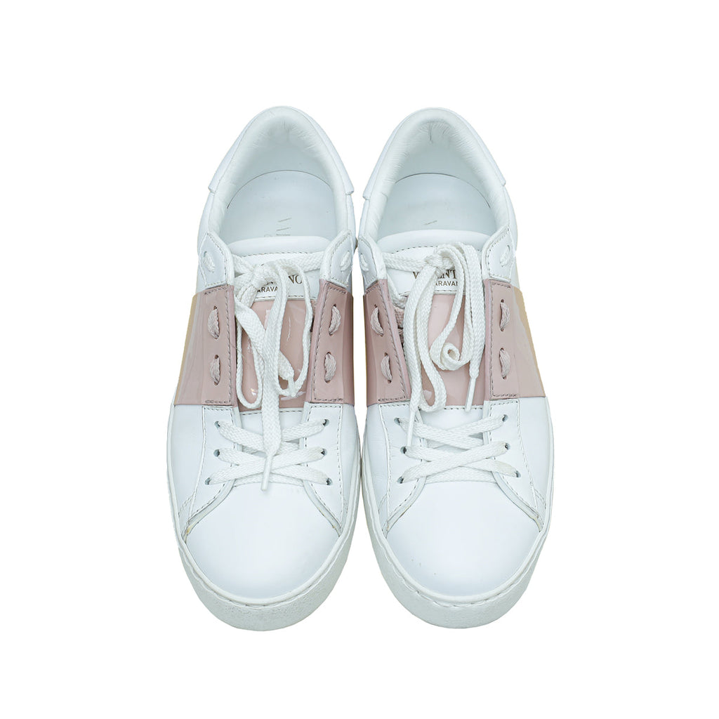 Valentino Bicolor Rockstud Untitled Sneakers 36