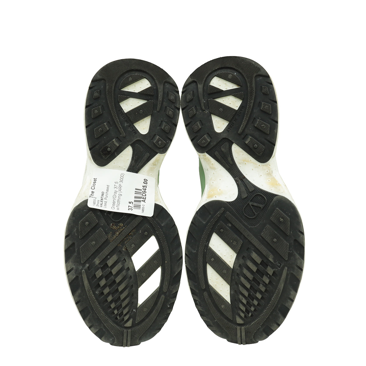 Valentino Bicolor VLogo Lace Up Sneaker 37.5