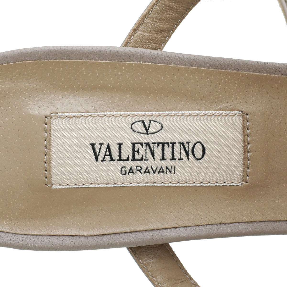 Valentino Poudre Rockstud Block Heeled Mules 37