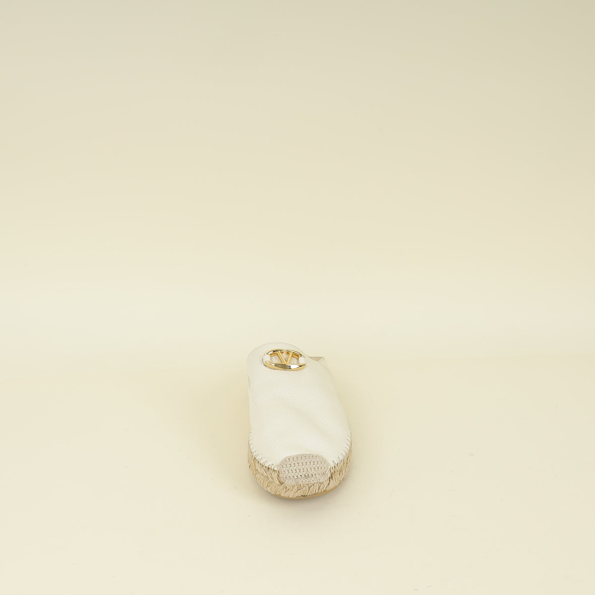 Valentino Ivory VLogo Mule 37