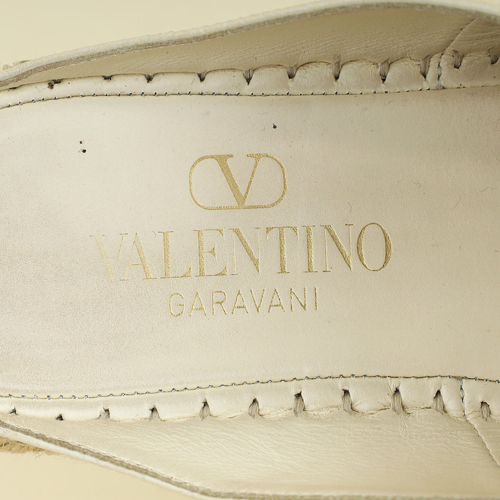 Valentino Ivory VLogo Mule 37