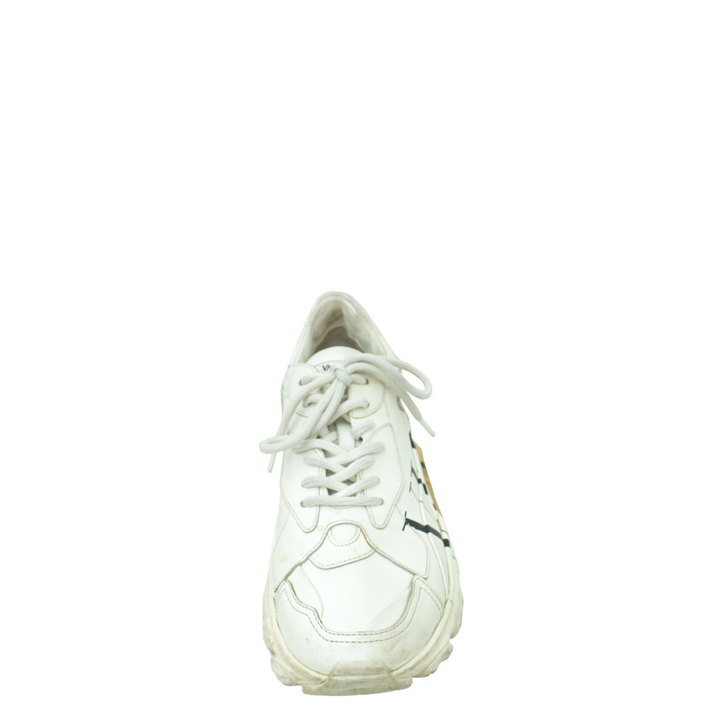 Valentino White VLTN Logo Trainer Sneaker 37