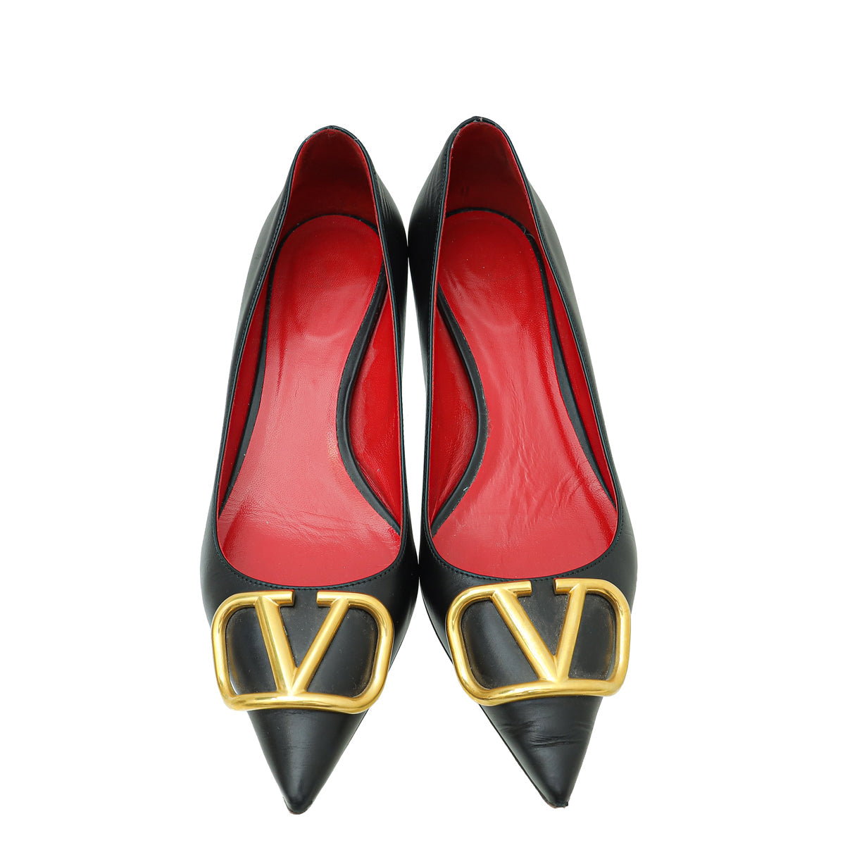 Valentino Black Vlogo Pump 37