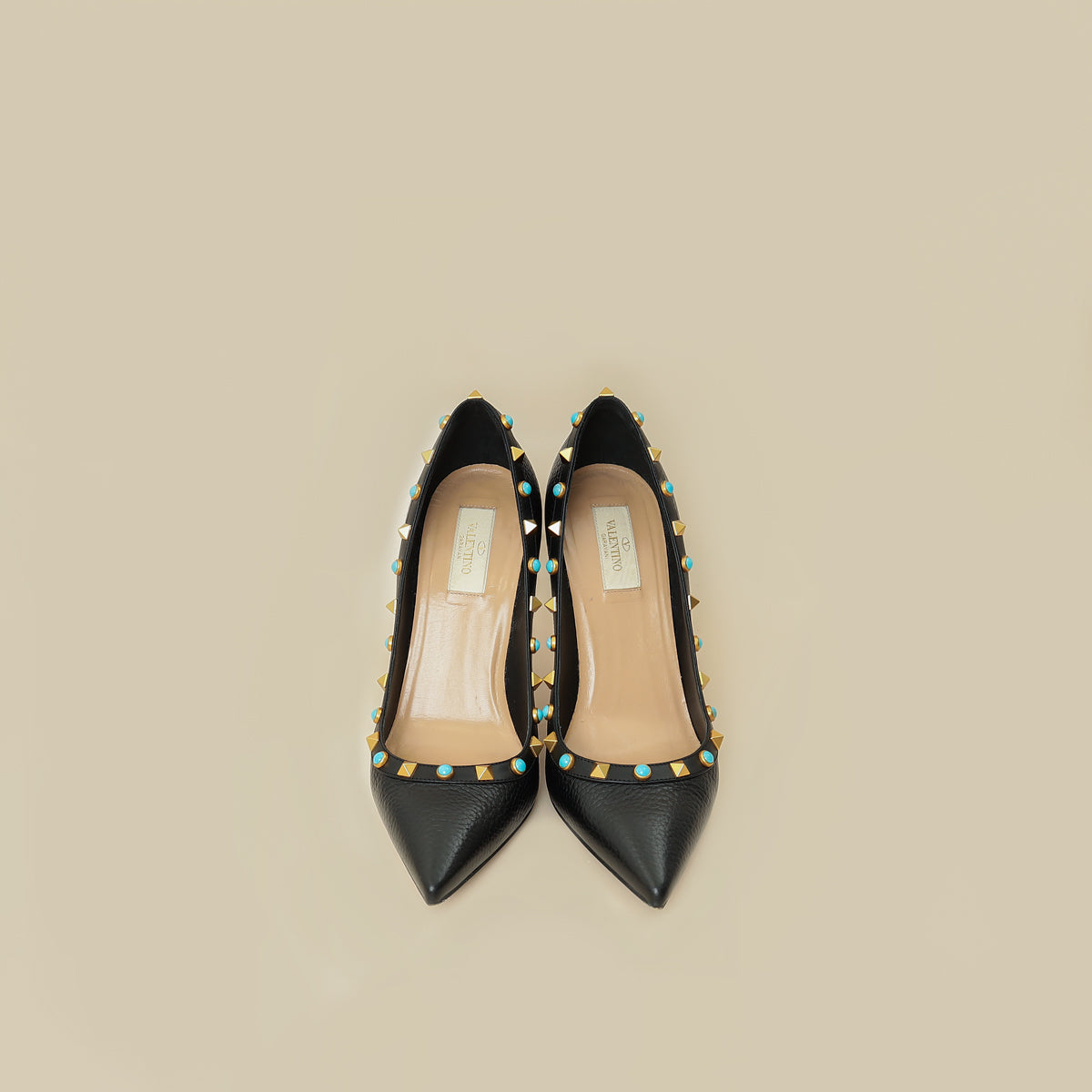 Valentino Rockstud Rolling Pumps 38.5