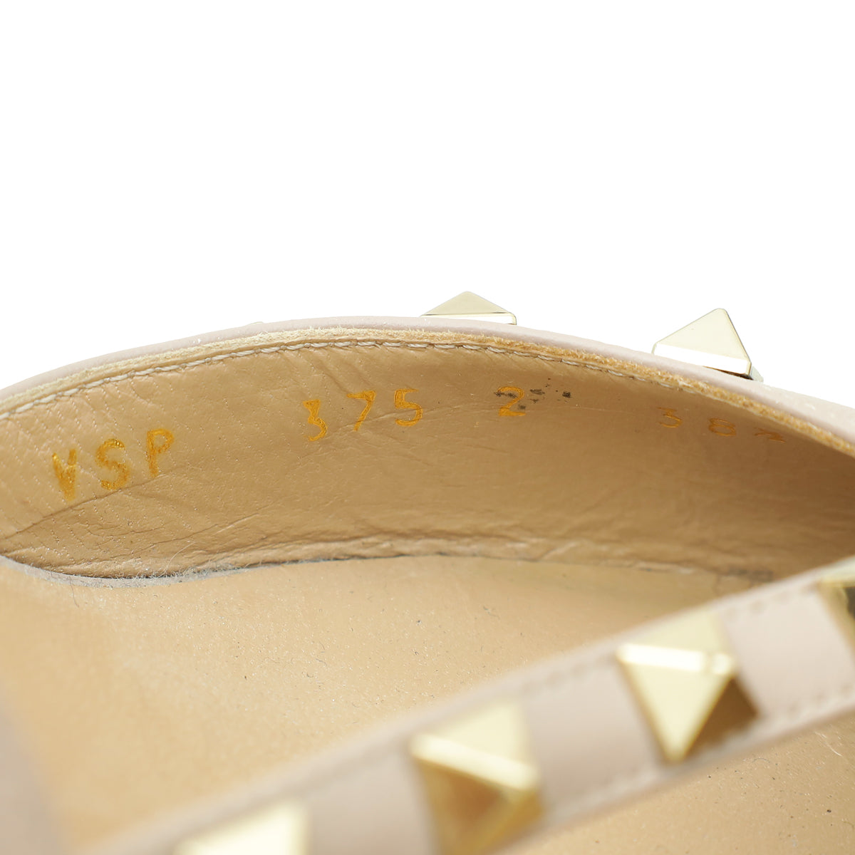 Valentino Light Pink Rockstud Caged Ankle Strap Pump 38.5
