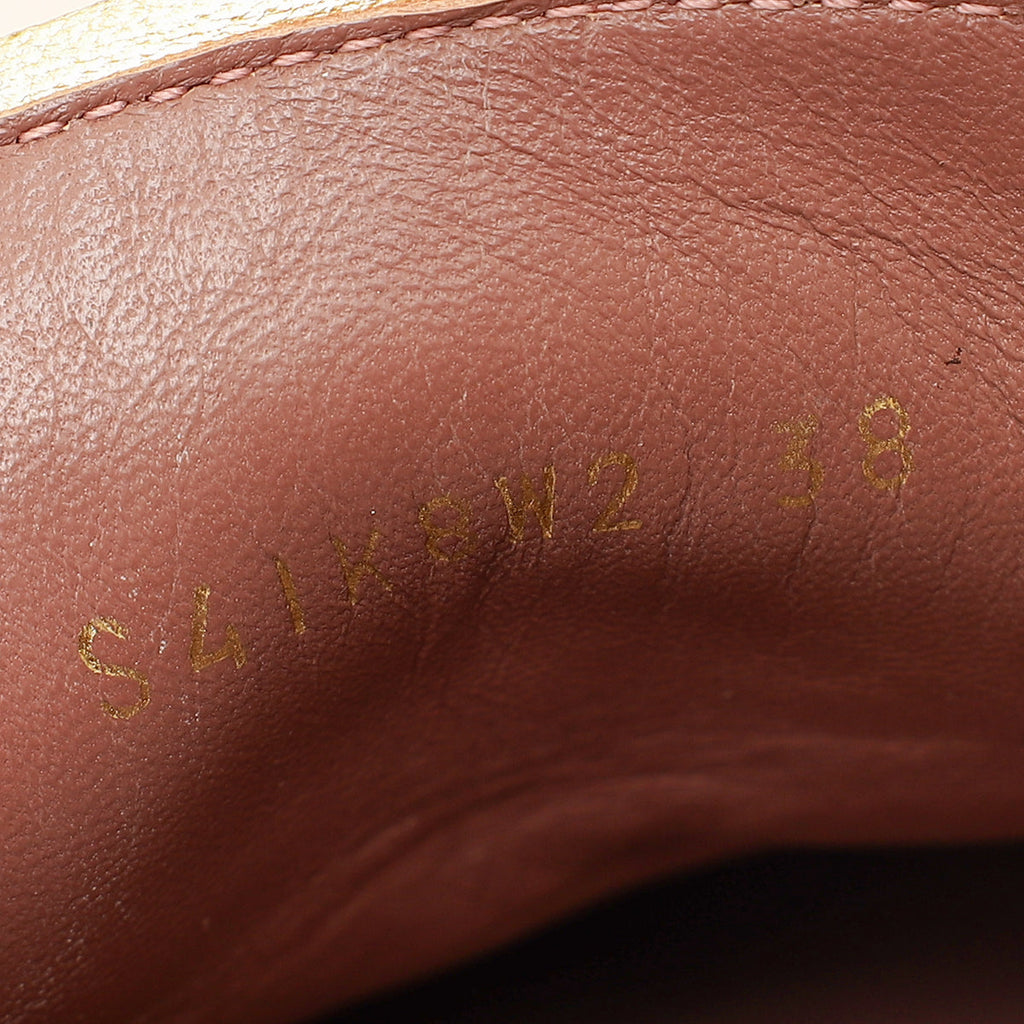 Valentino Pinkish Brown Leisure Flows Split Loafer 38