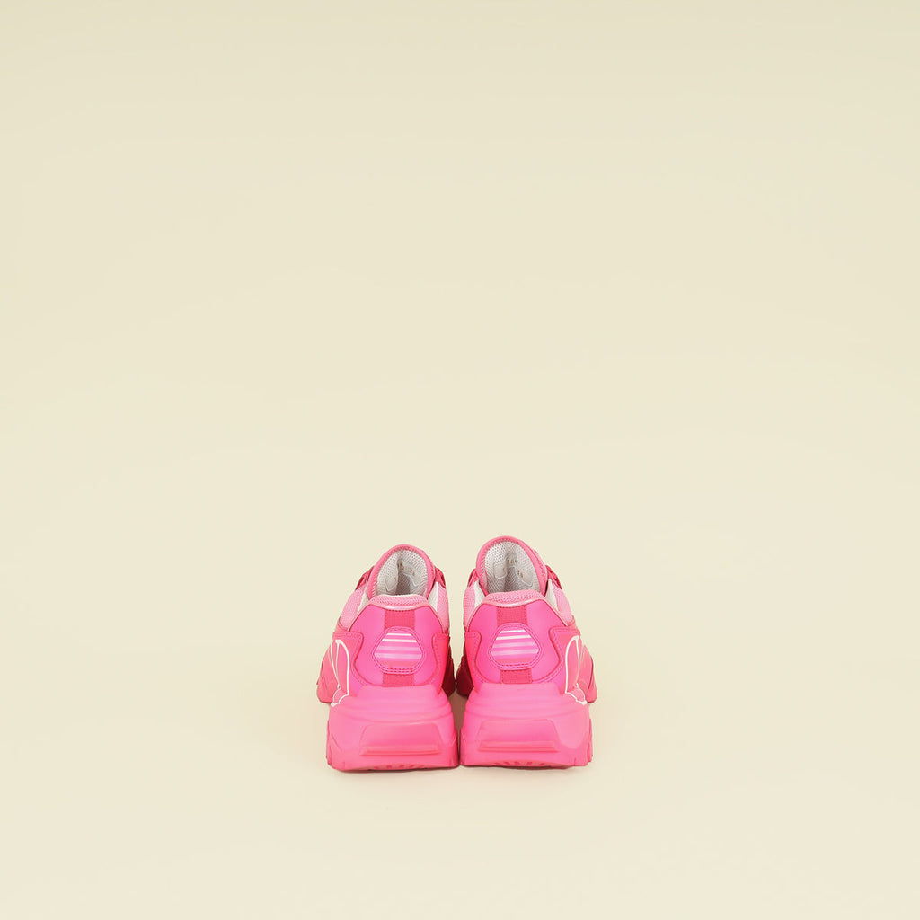 Valentino Fuchsia Vlogo Climbers Sneakers 38
