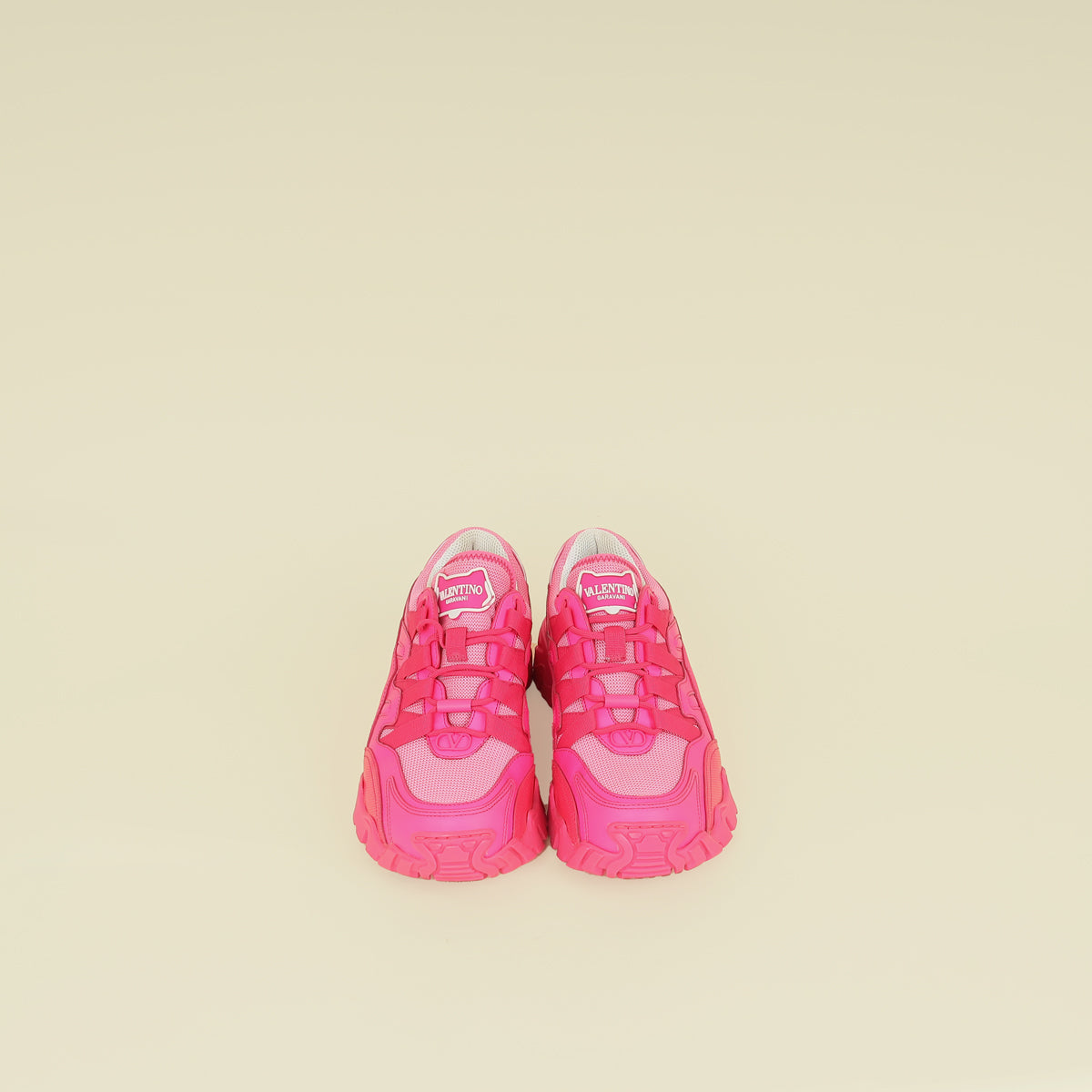 Valentino Fuchsia Vlogo Climbers Sneakers 38