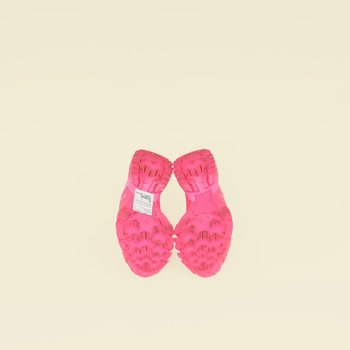 Valentino Fuchsia Vlogo Climbers Sneakers 38