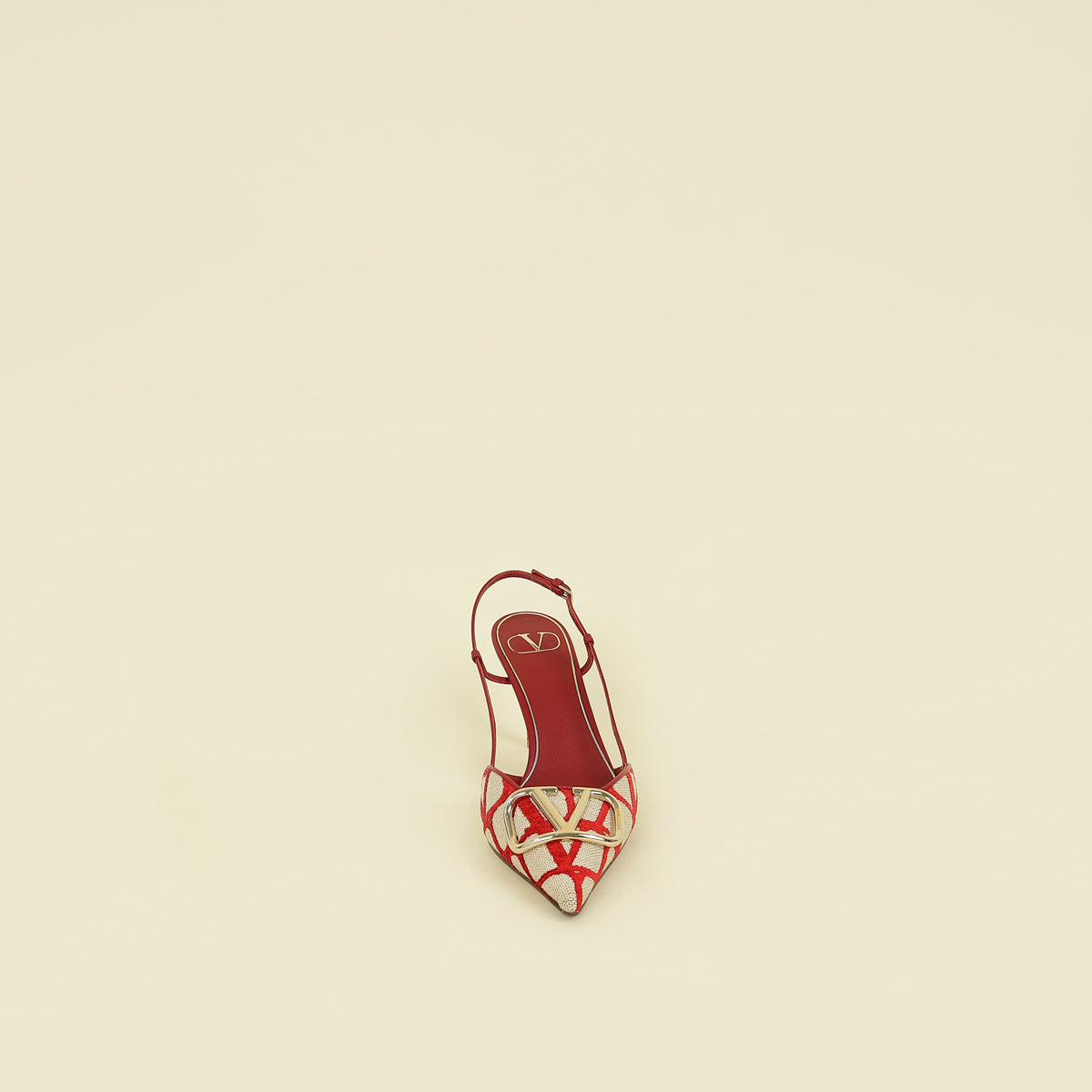 Valentino Bicolor VLogo Iconographe Slingback Pumps 39