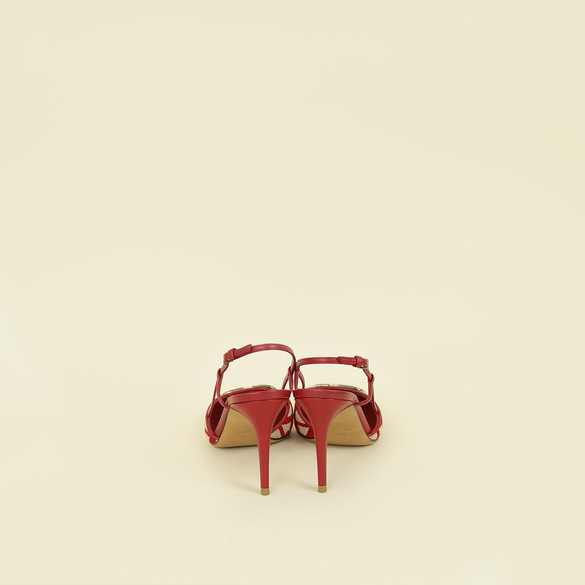 Valentino Bicolor VLogo Iconographe Slingback Pumps 39