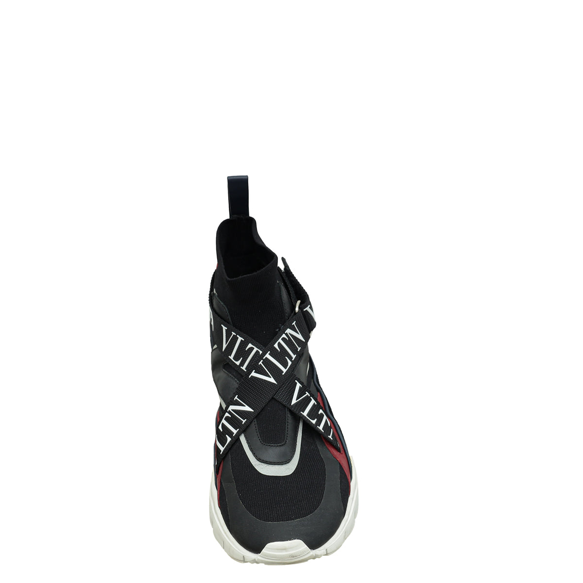Valentino Tricolor Body Tech Knit Heroes Her High Top Sneakers 39
