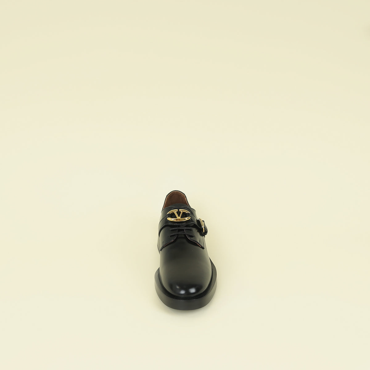 Valentino Black Vlogo Derby Loafer 39