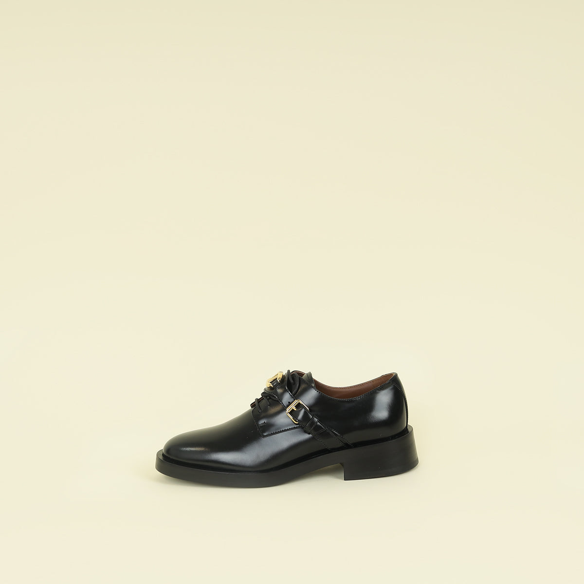 Valentino Black Vlogo Derby Loafer 39