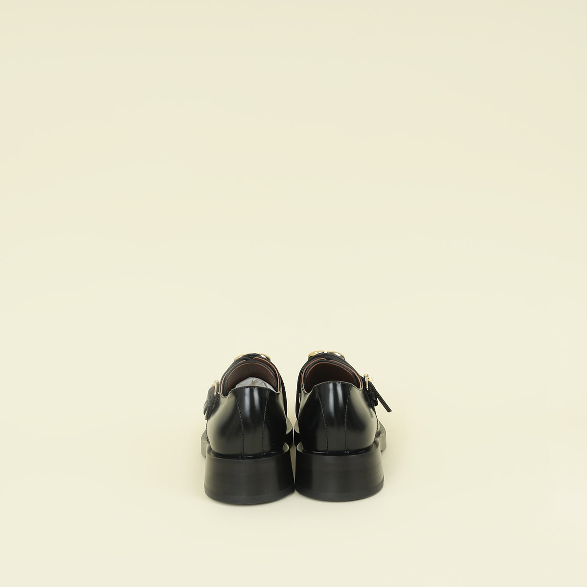 Valentino Black Vlogo Derby Loafer 39