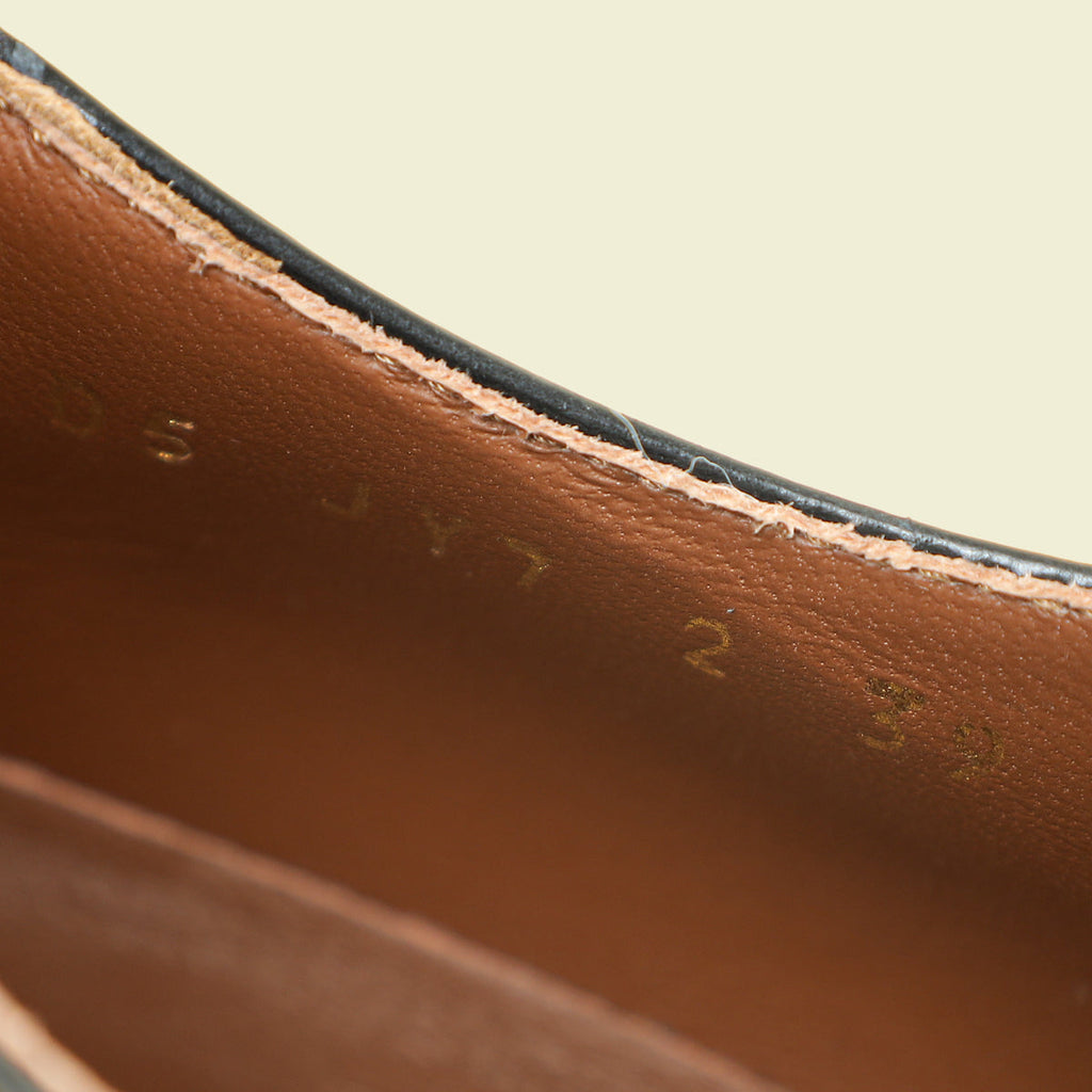 Valentino Black Vlogo Derby Loafer 39