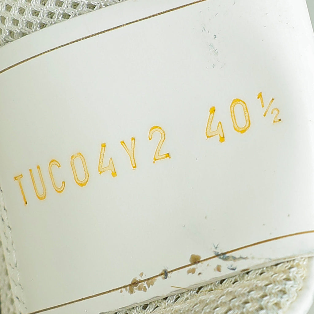 Valentino White Rockstud Backnet Sneaker 40.5