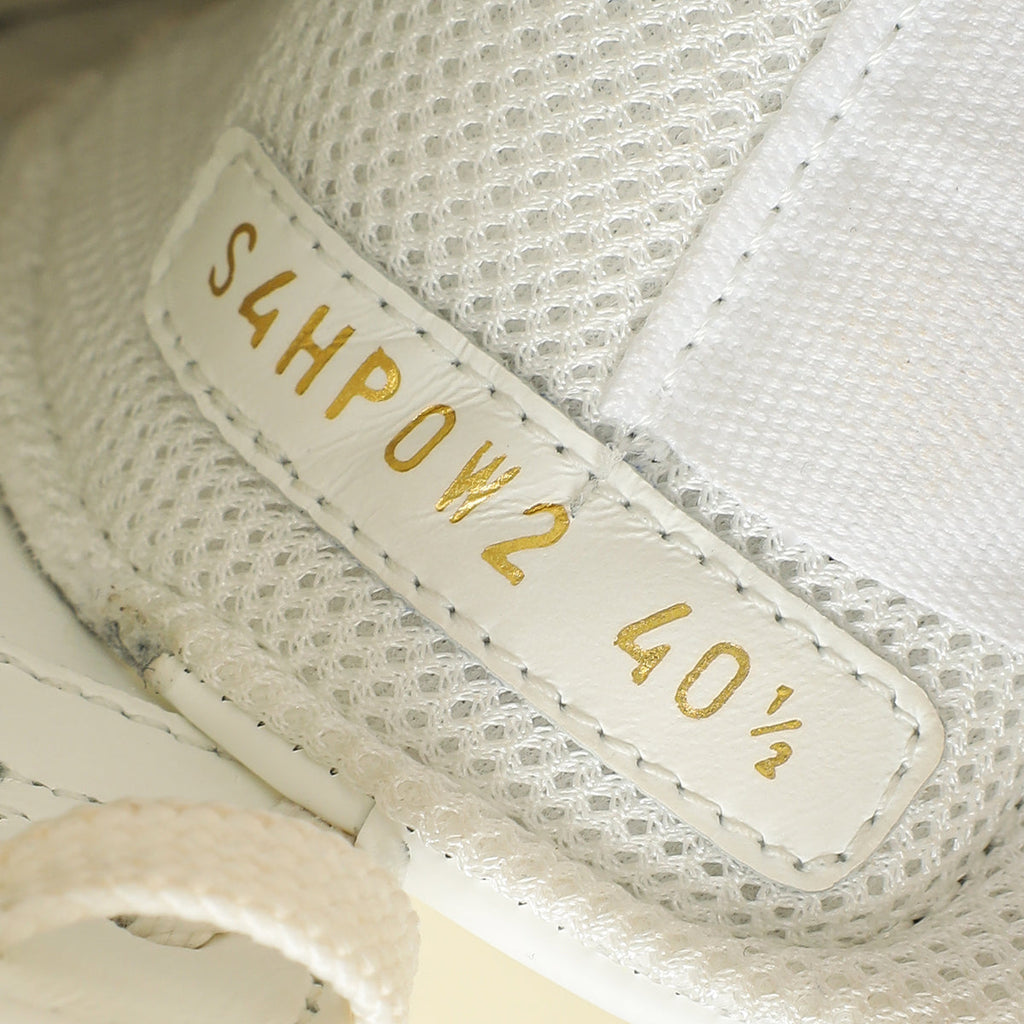 Valentino White Open Flatform Rockstud Untitled Sneaker 40.5