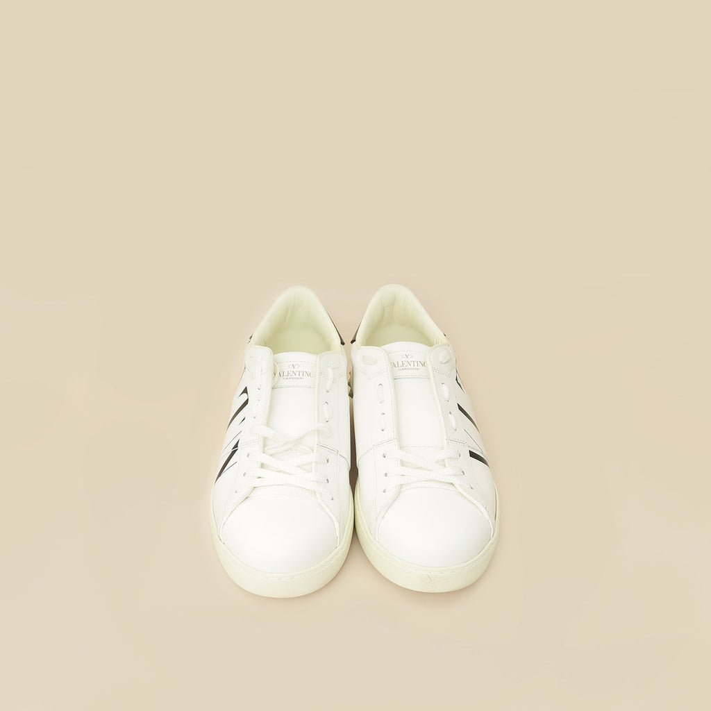 Valentino White VLTN Open Sneakers 40.5