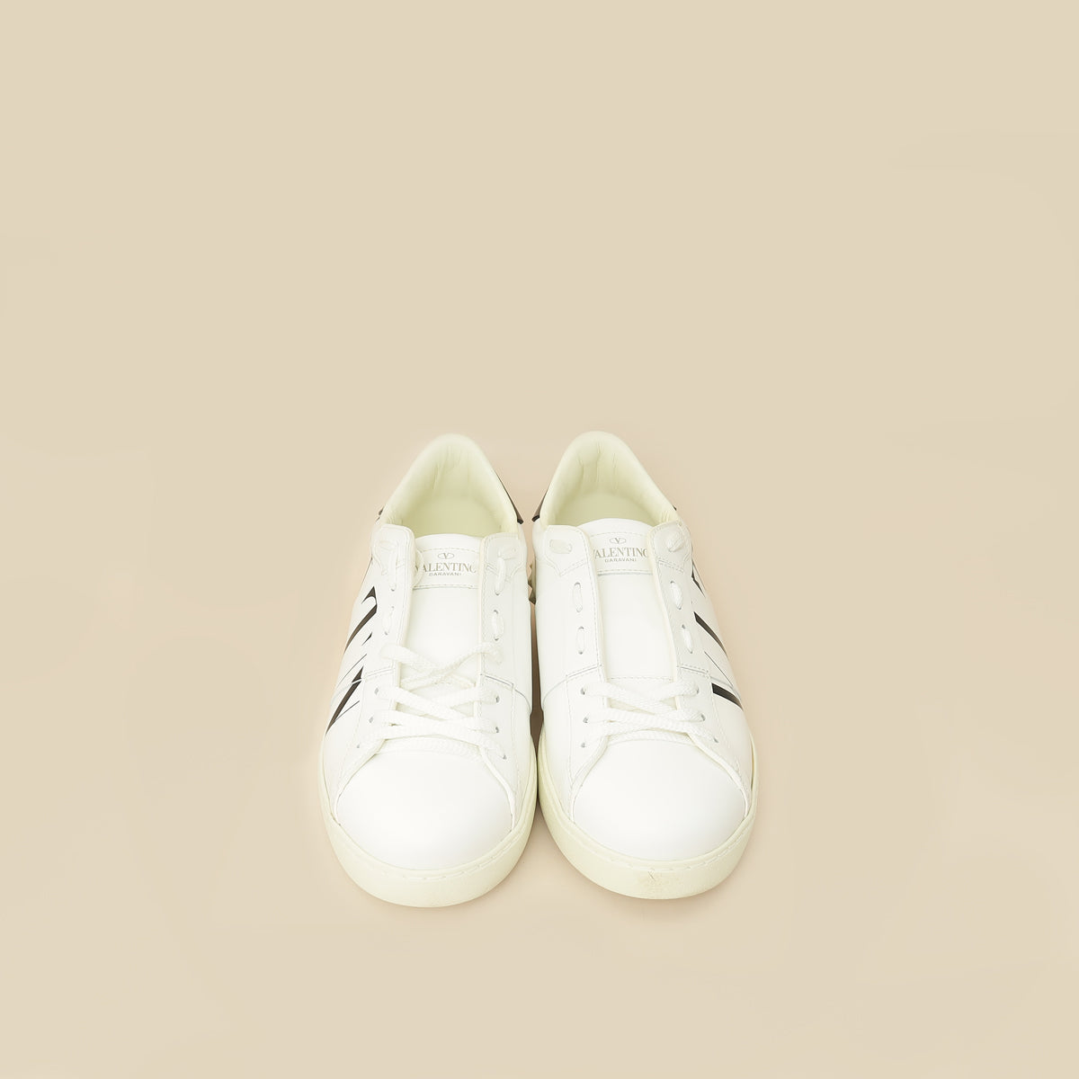 Valentino White VLTN Open Sneakers 40.5