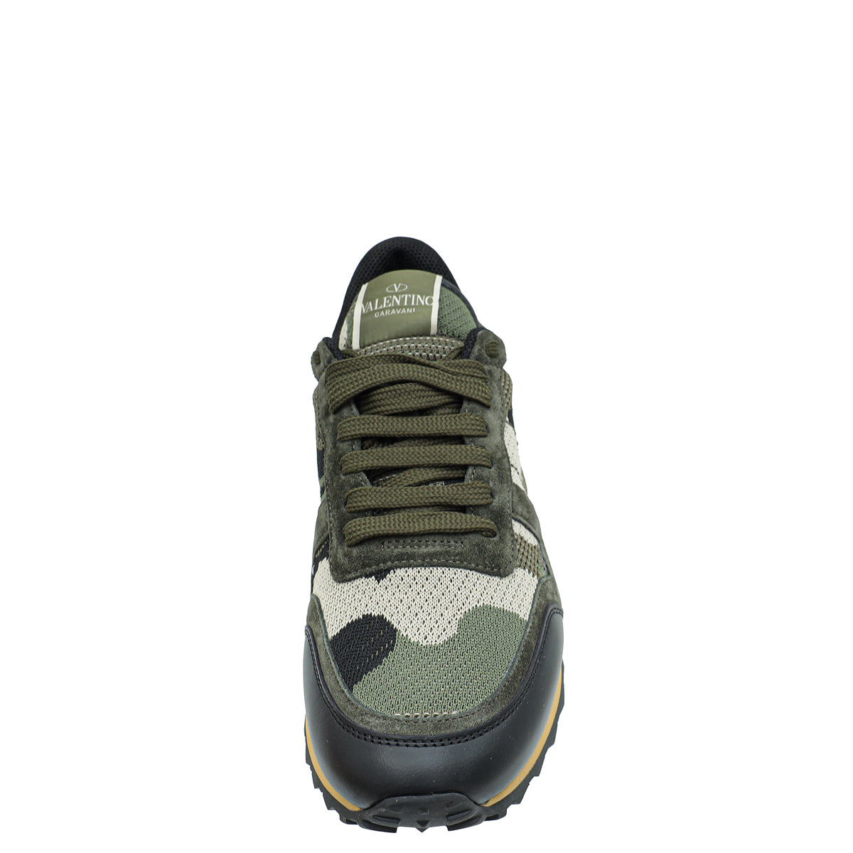 Valentino Bicolor Camouflage Rockrunner Sneaker 40