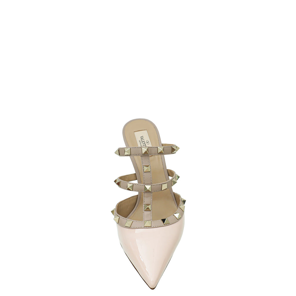 Valentino Pale Pink Rockstud Mules 40