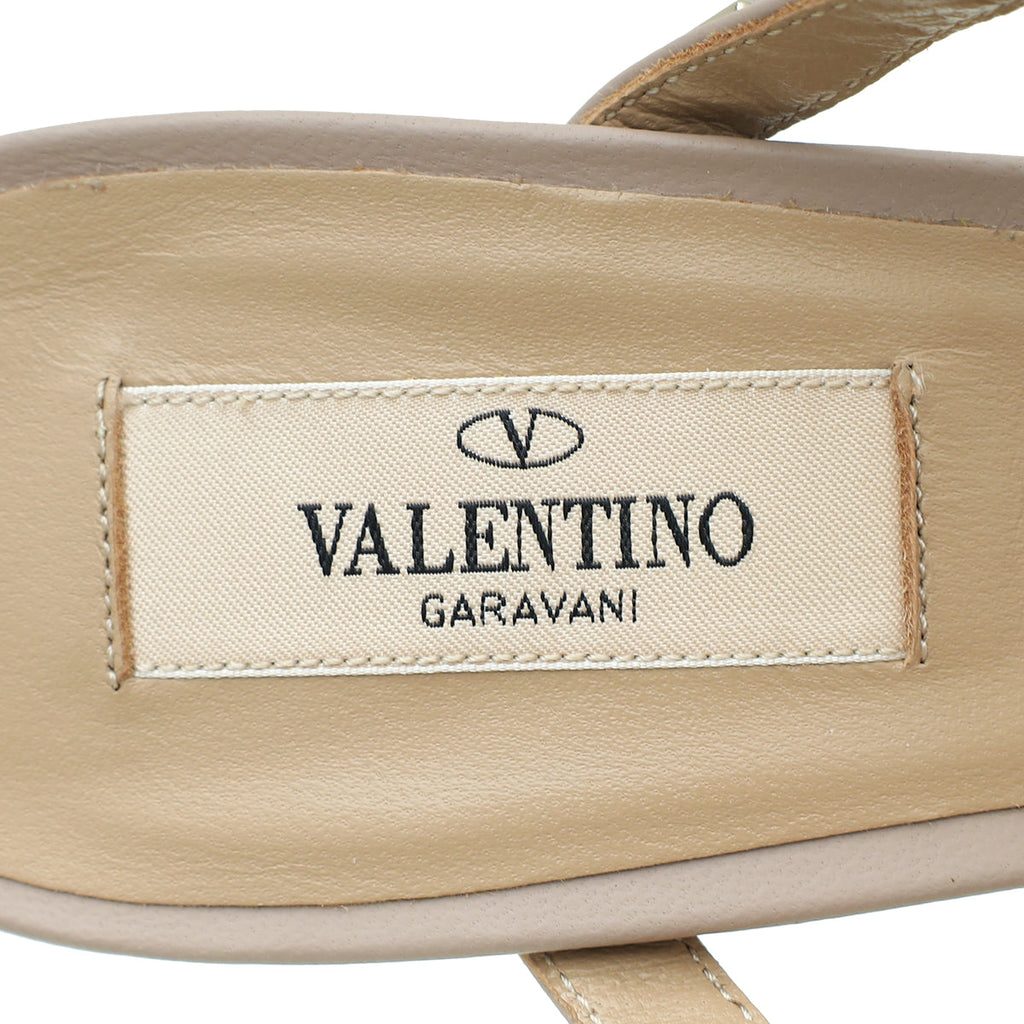 Valentino Pale Pink Rockstud Mules 40