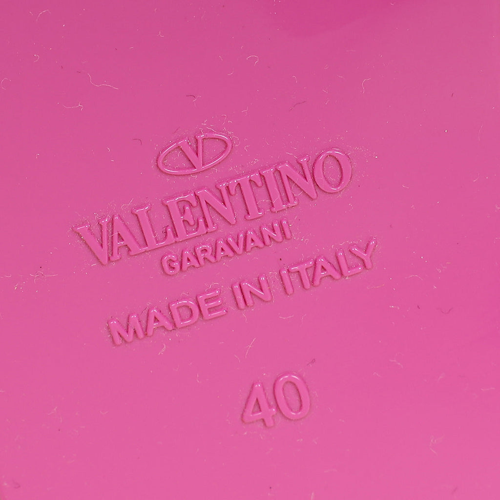 Valentino Bright Pink Summer Rockstud Sandals 40
