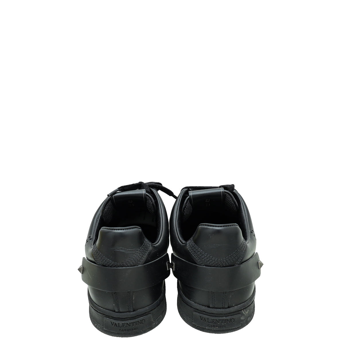 Valentino Black Rockstud Backnet Sneaker 42